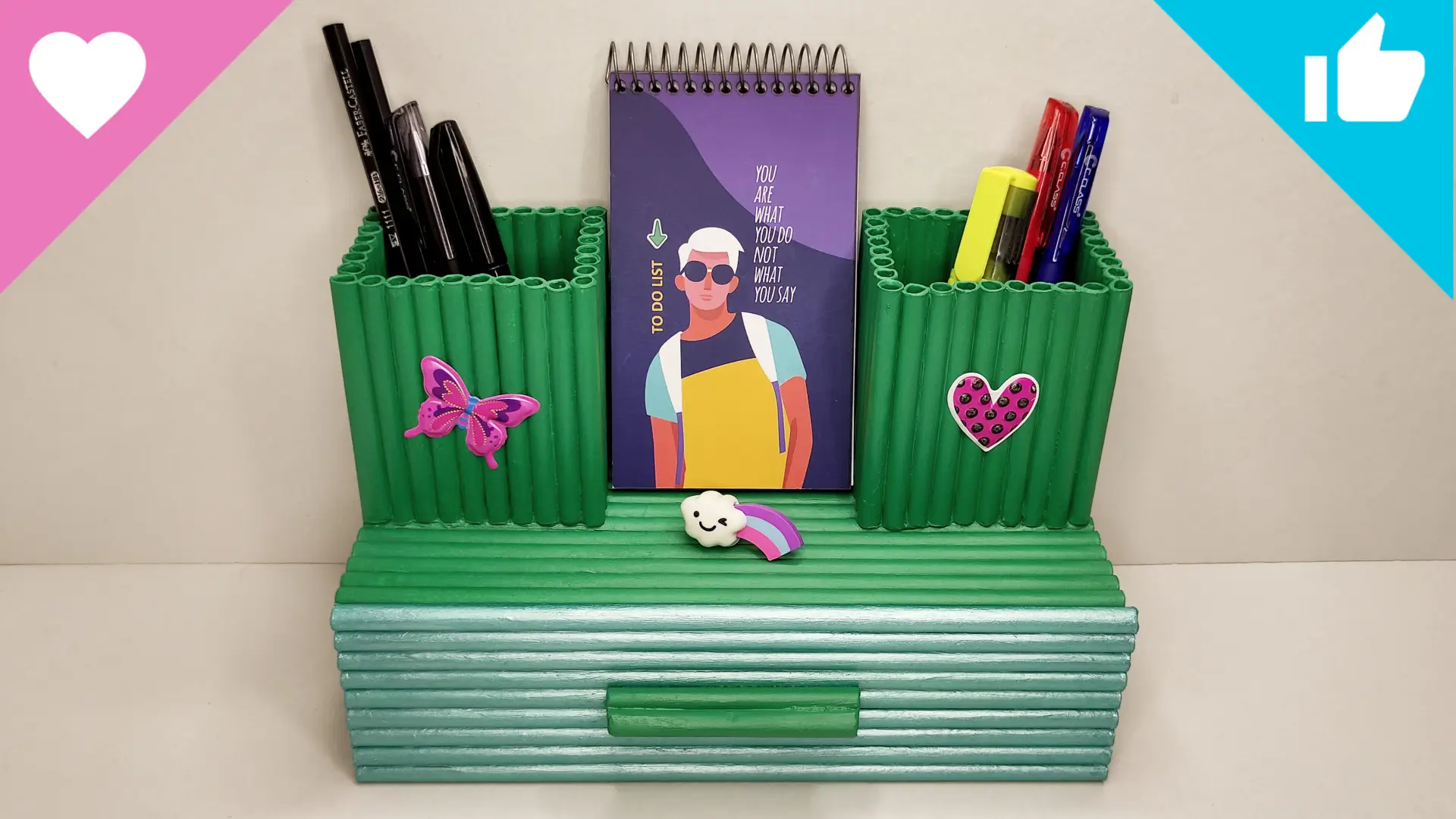 آموزش ساخت باکس نظم دهنده رومیزی با کاغذ باطله