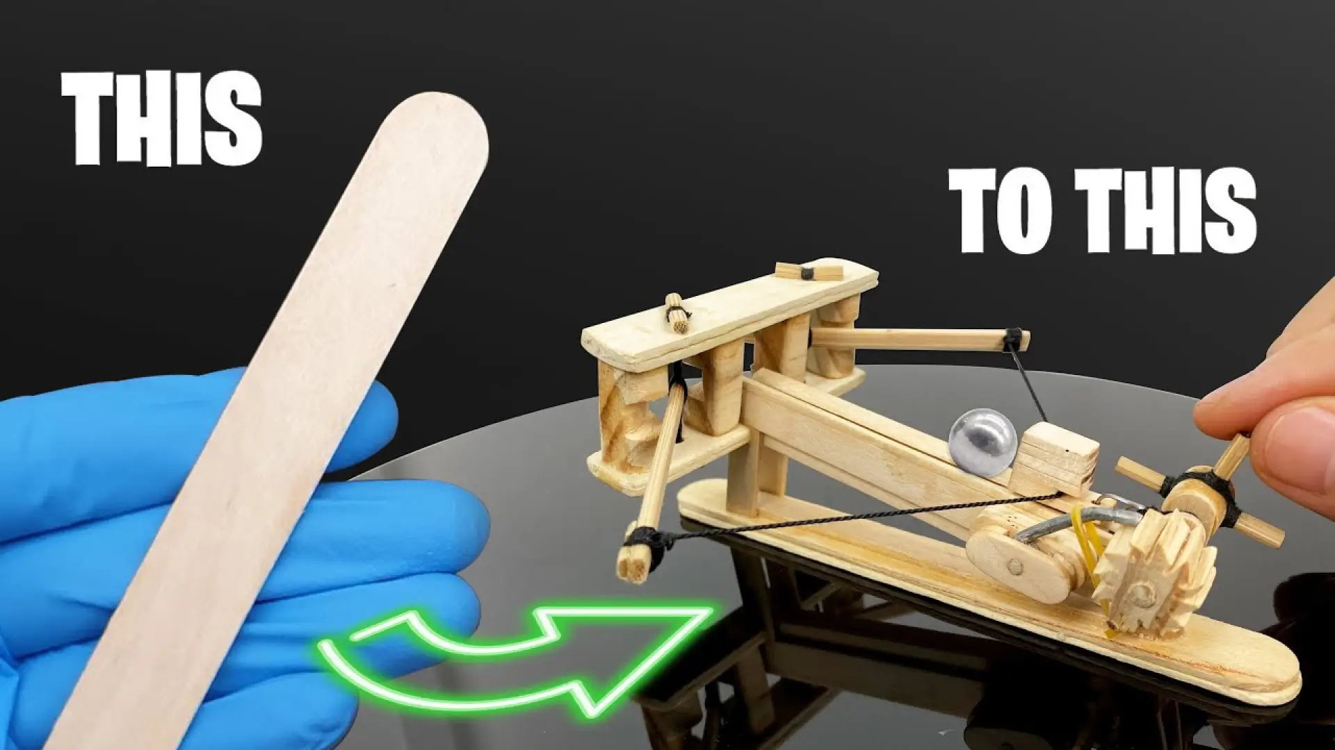 آموزش ساخت بالیستا با چوب بستنی، یک ابزار دفاعی در دوران باستان را با چوب بستنی بسازید.