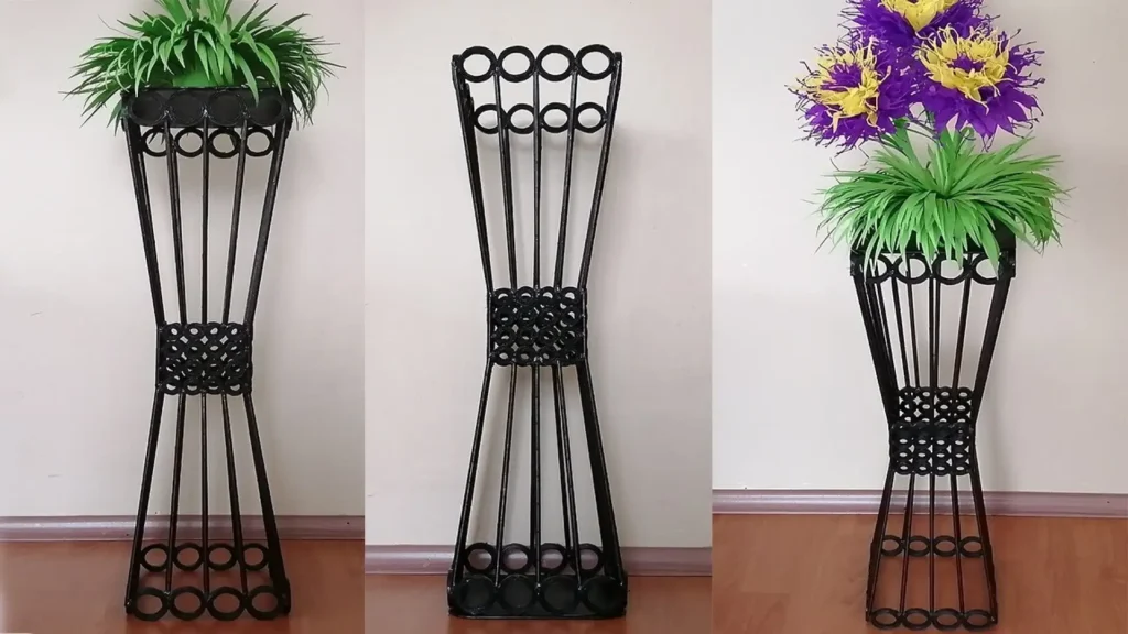 آموزش ساخت گلدان دکوری زیبا و کاربردی با کاغذ باطله و دورریختنی