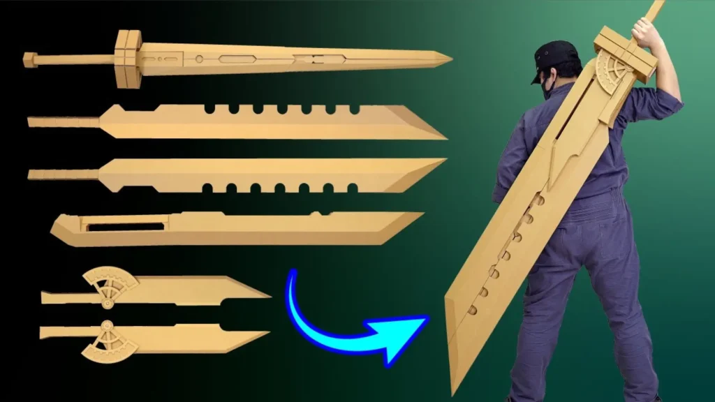 ساخت شمشیر فیوژن با مقوا