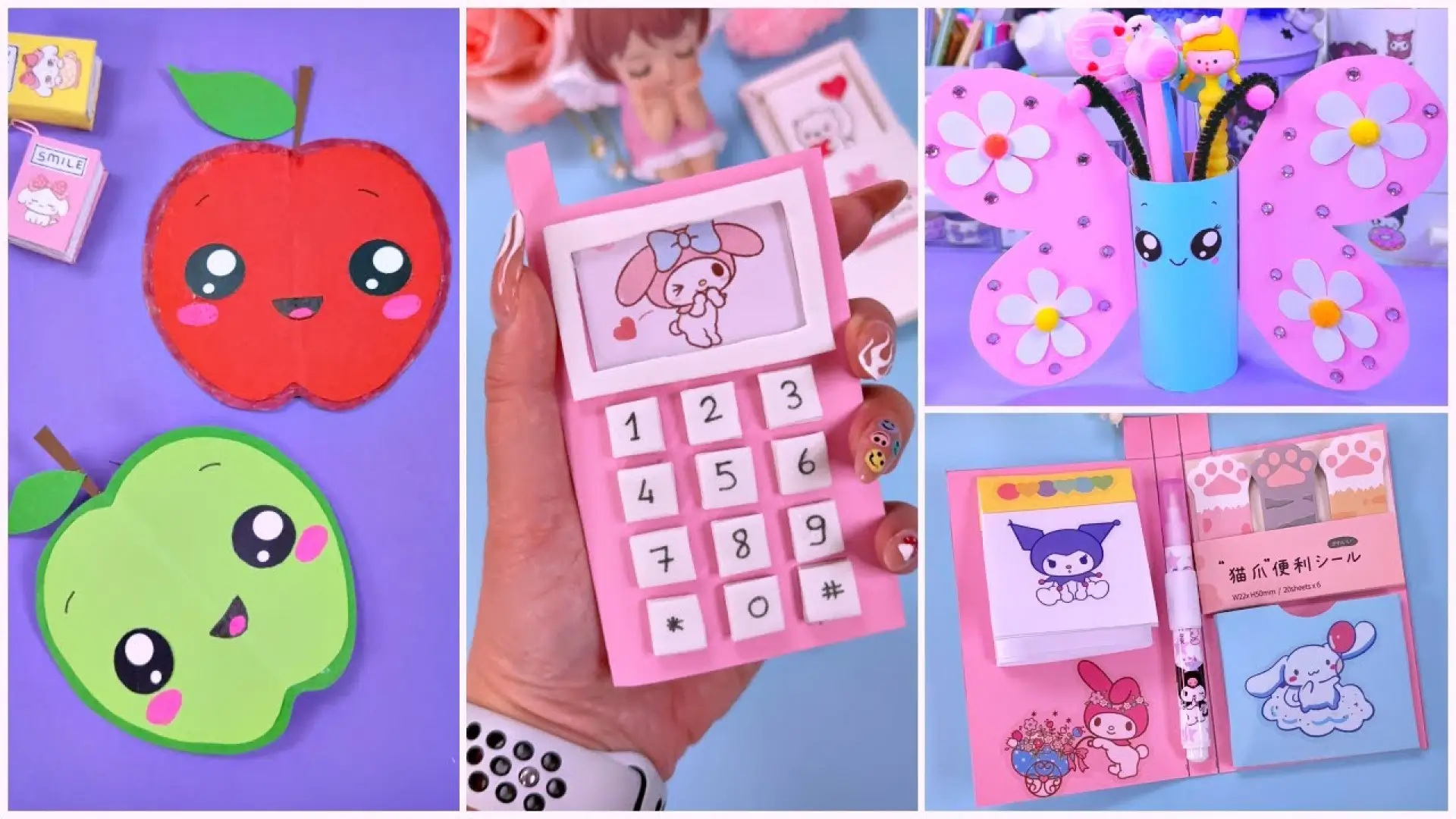 آموزش ساخت کاردستی لوازم تحریر دخترانه کیوت و فانتزی در خانه با کمترین هزینه و شیکترین نتیجه ممکن!