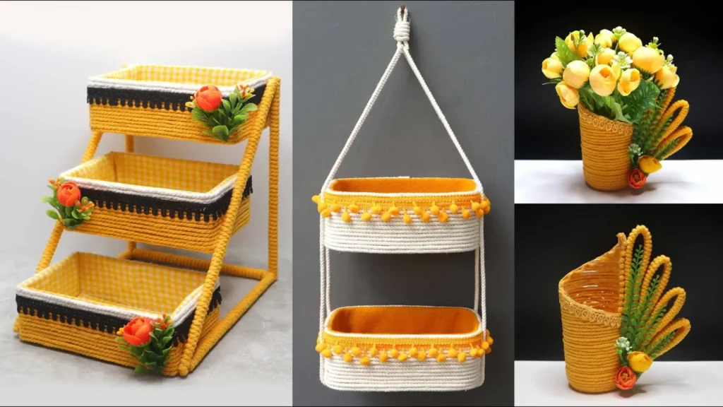 3 ایده جدید و خلاقانه برای ساخت کاردستی باکس نظم دهنده بسیار شیک و کاربردی با وسایل دور ریختنی