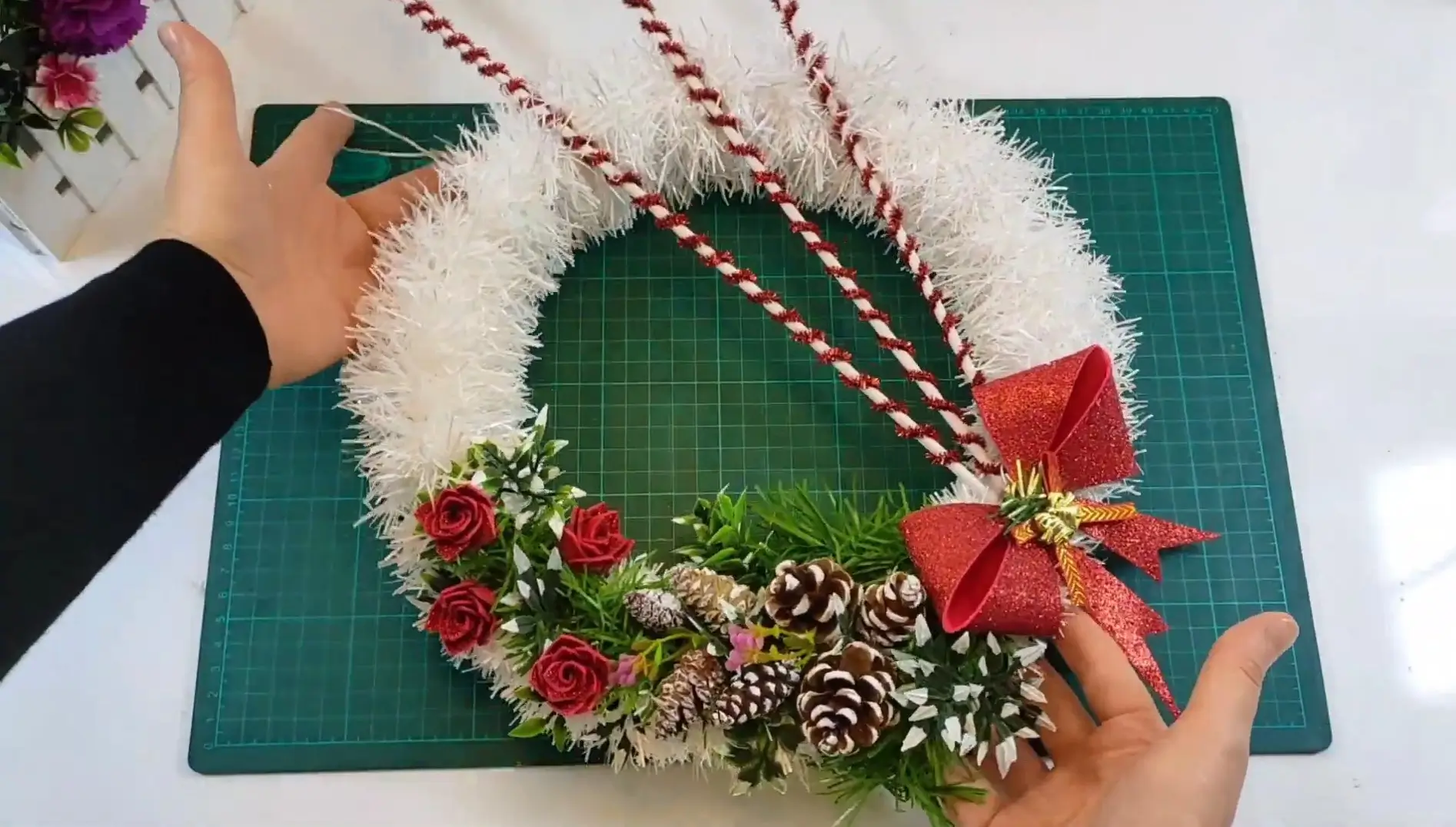 عکس کاردستی کریسمس زیبا و فوق العاده چشم نواز مناسب تزیین جشن کریسمس 2025