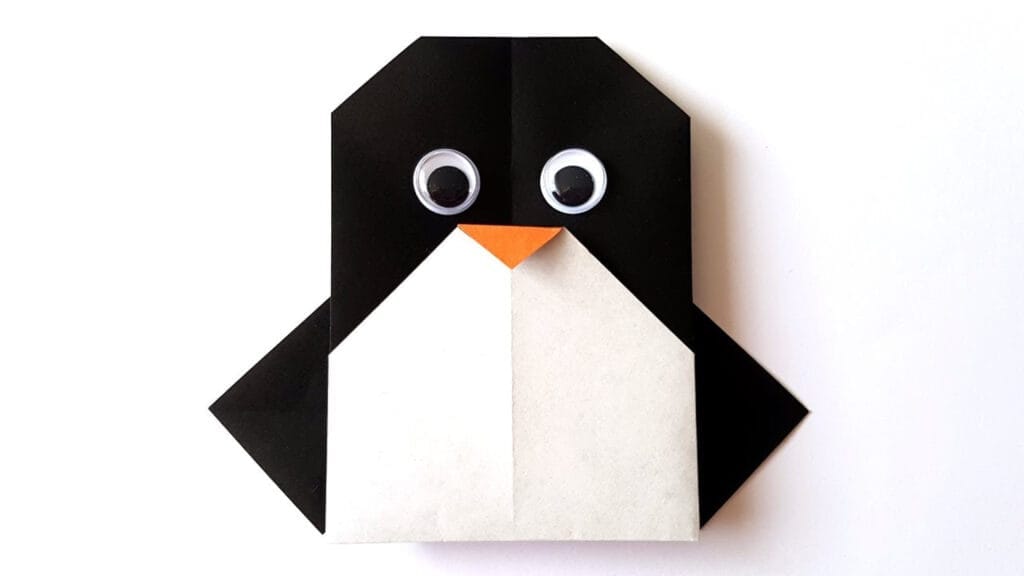 آموزش یک ایده خلاقانه برای ساخت کاردستی پنگوئن با کاغذ در خانه