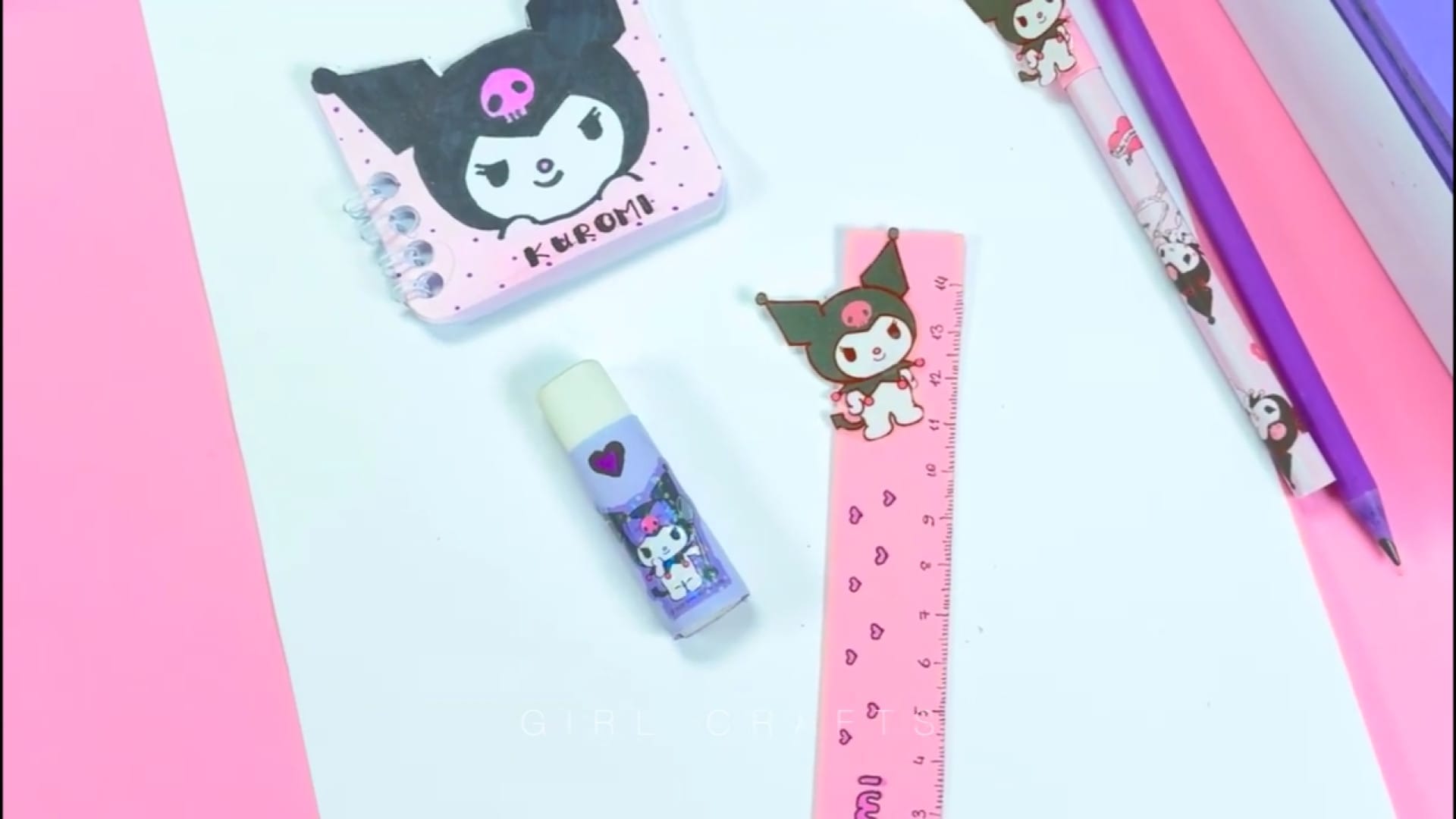 ایده خلاقانه برای ساخت کاردستی کرومی لوازم تحریر فانتزی و کیوت