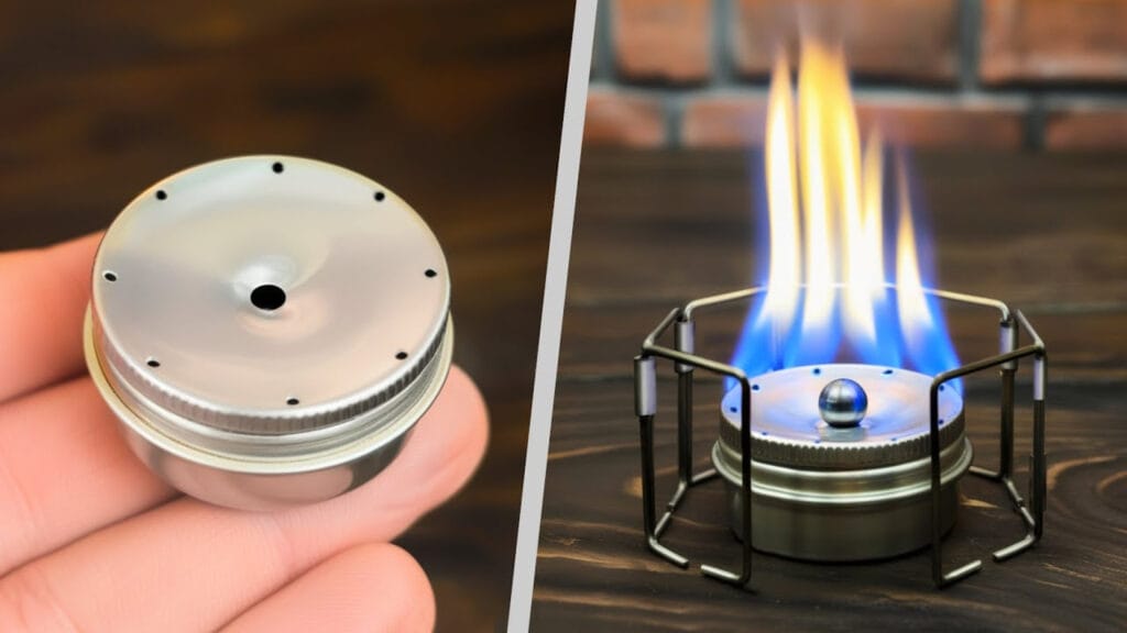 آموزش ساخت اجاق گاز مسافرتی با استفاده از وسایل دور ریختنی و هنر بازیافت در خانه