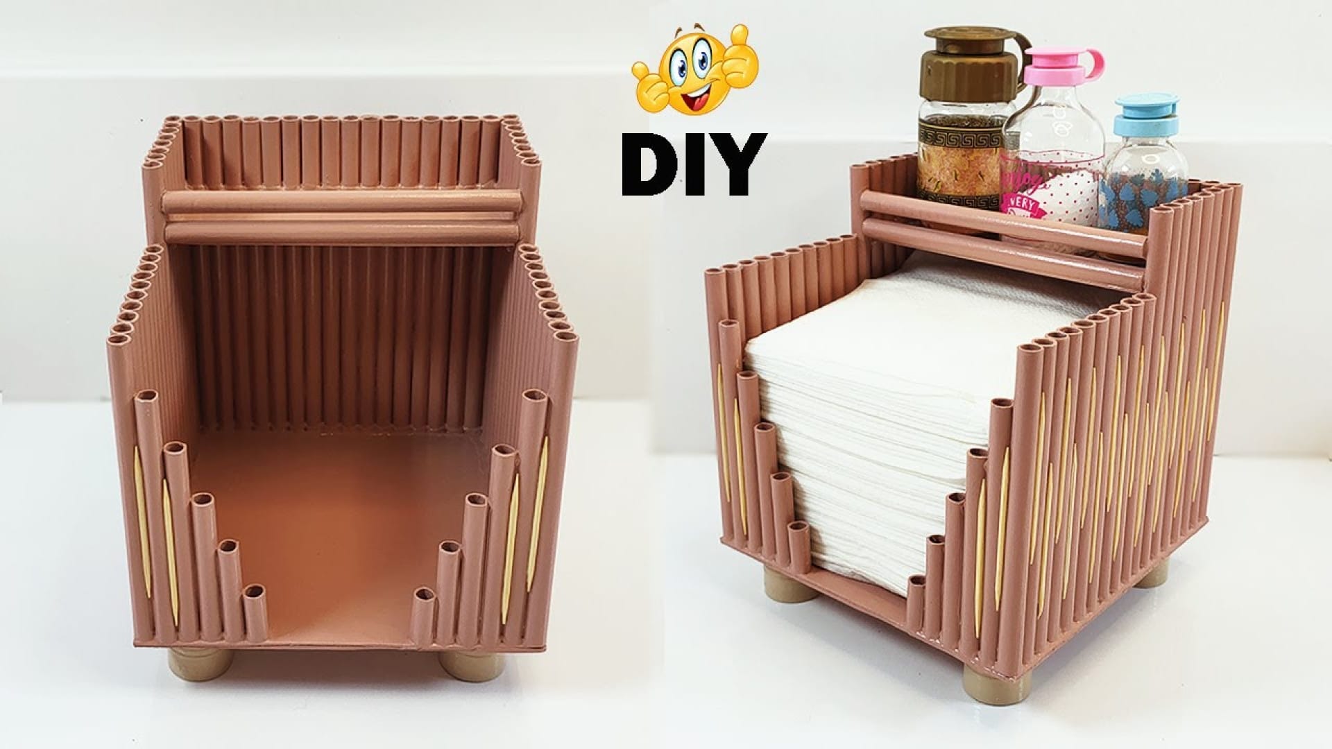 ایده جدید و خلاقانه برای بازیافت کاغذ باطله و ساخت جا دستمالی رومیزی زیبا و جذاب در خانه