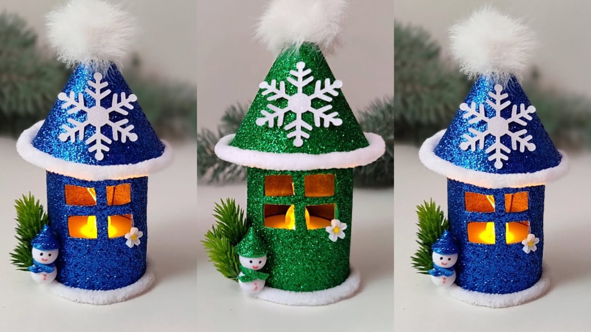 آموزش ایده خلاقانه و آسان برای ساخت کاردستی خانه زیبا و کیوت با فوم