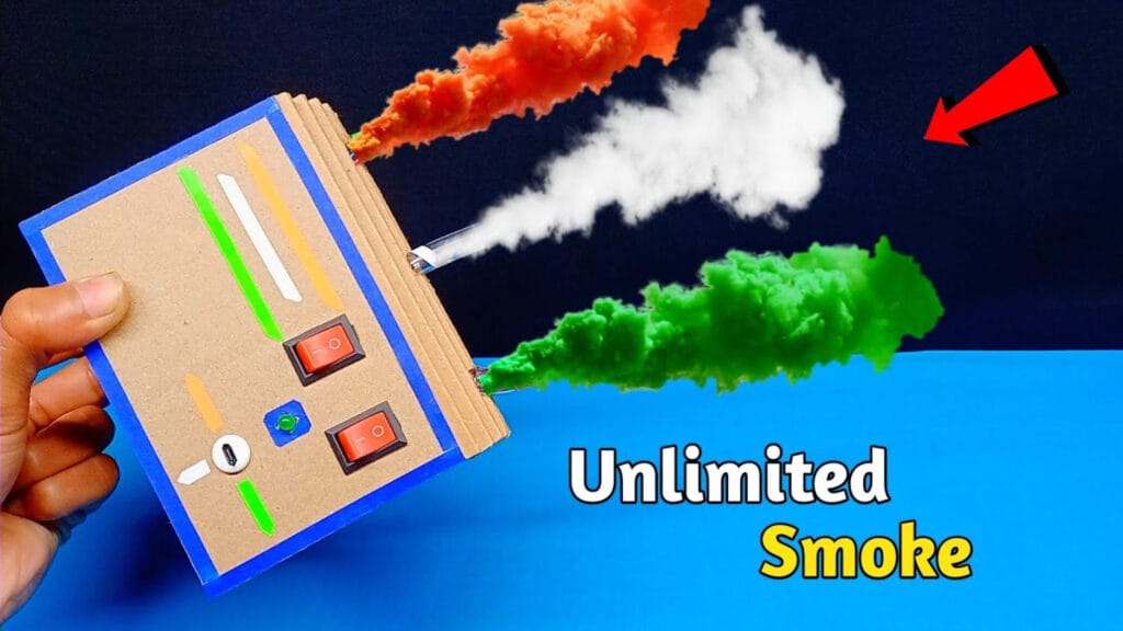 آموزش ساخت کاردستی دودزا با مقوا یا کارتن بستهبندی بازیافتی در خانه