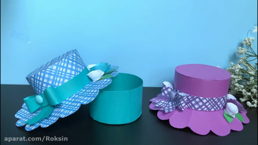 ایده خلاقانه برای ساخت کاردستی کلاه با کاغذ رنگی در خانه