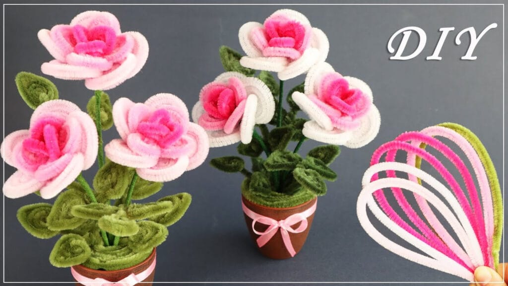 آموزش یک ایده خلاقانه و آسان برای ساخت گل رز مصنوعی در خانه
