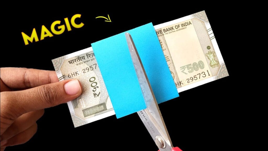 آموزش شعبده بازی جذاب و سرگرم کننده با پول کاغذی