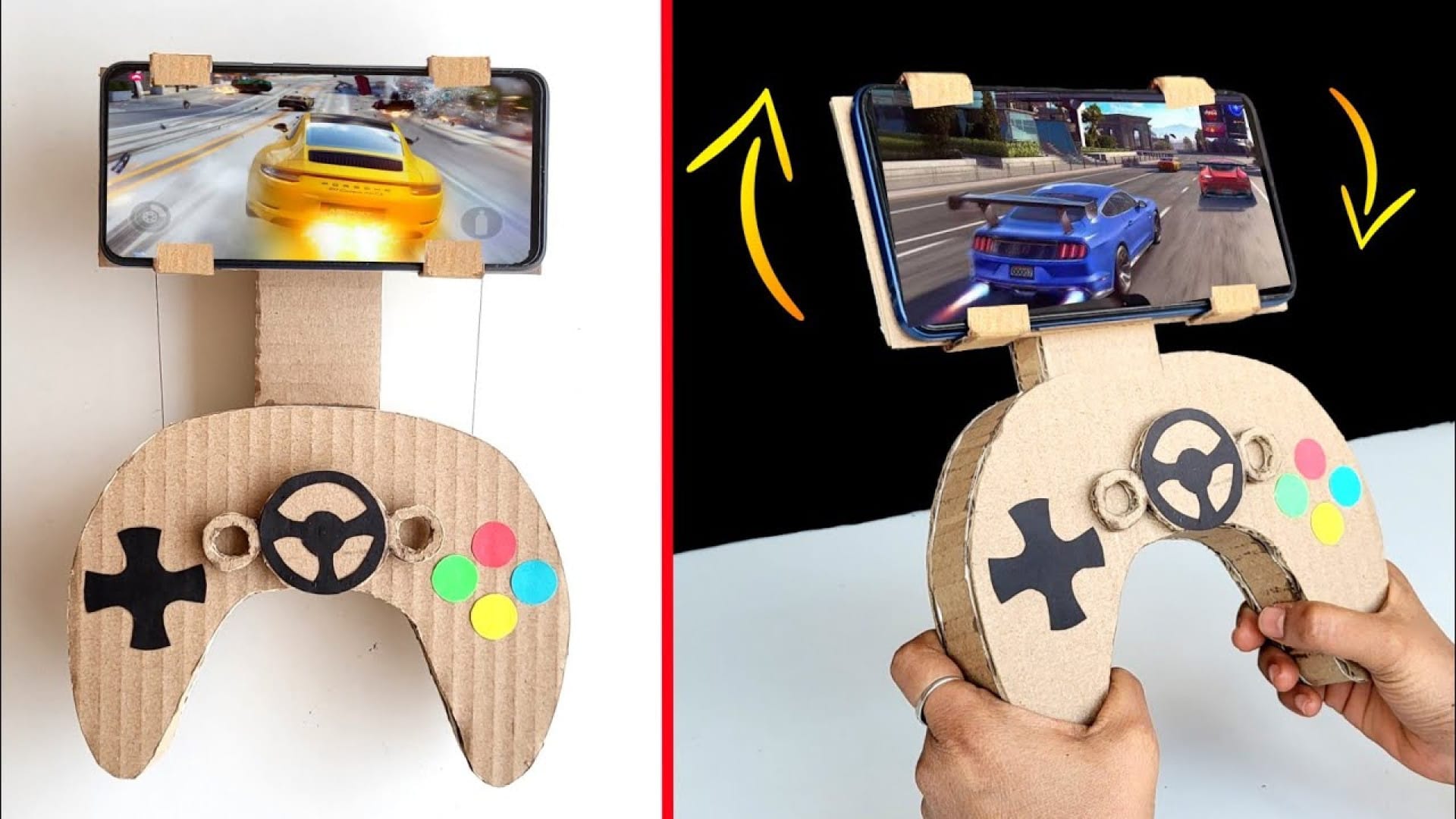 ساخت کاردستی دسته موبایل با مقوا یا کارتن بازیافتی در خانه