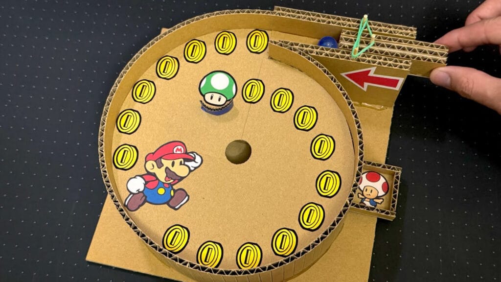 ایده خلاقانه برای ساخت بازی رومیزی جذاب با مقوا و تیله در خانه