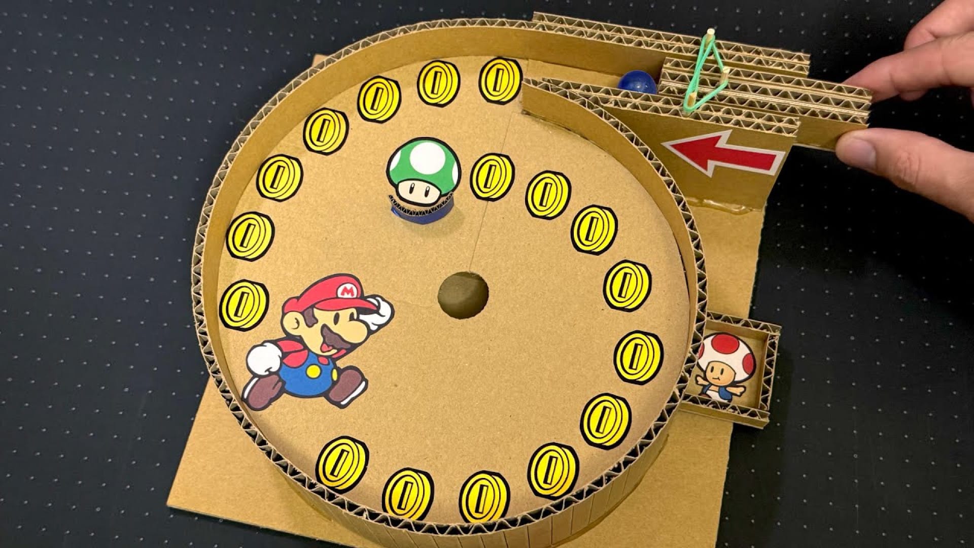 ایده خلاقانه برای ساخت بازی رومیزی جذاب با مقوا و تیله در خانه