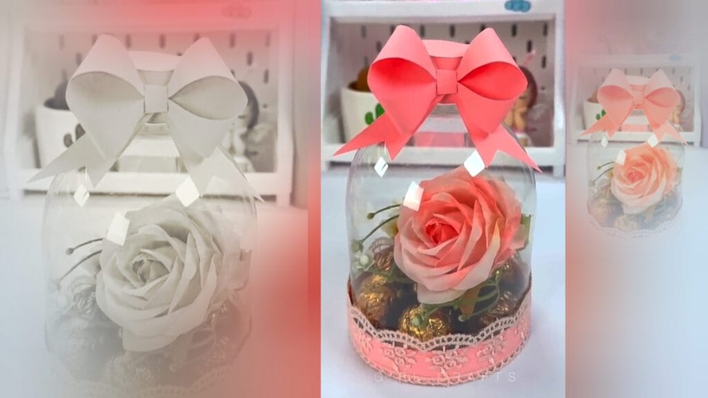 آموزش ساده‌ترین روش ساخت جعبه کادو یا باکس هدیه زیبا با بطری پلاستیکی دور ریختنی