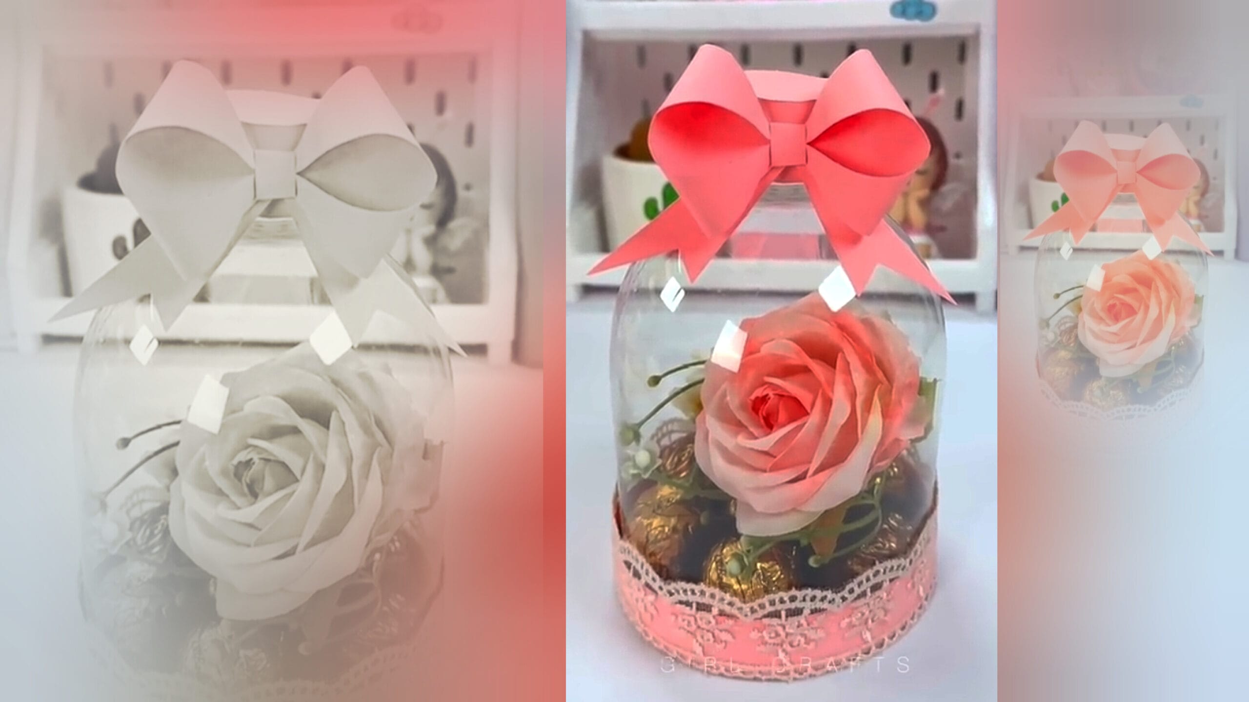 آموزش سادهترین روش ساخت جعبه کادو یا باکس هدیه زیبا با بطری پلاستیکی دور ریختنی