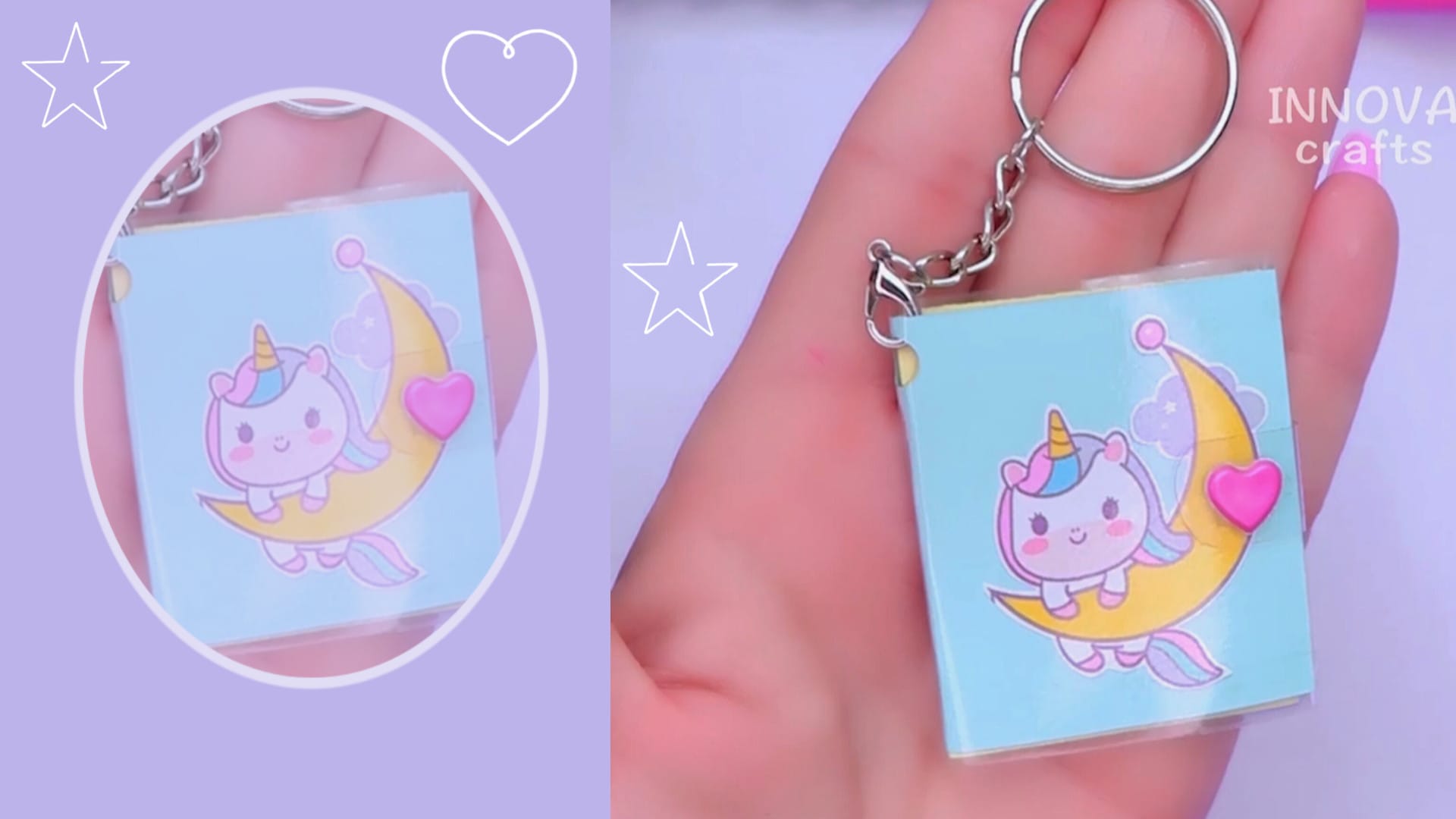 فیلم آموزش گام به گام ساخت کاردستی دفترچه یادداشت یونیکورن با کاغذ در خانه