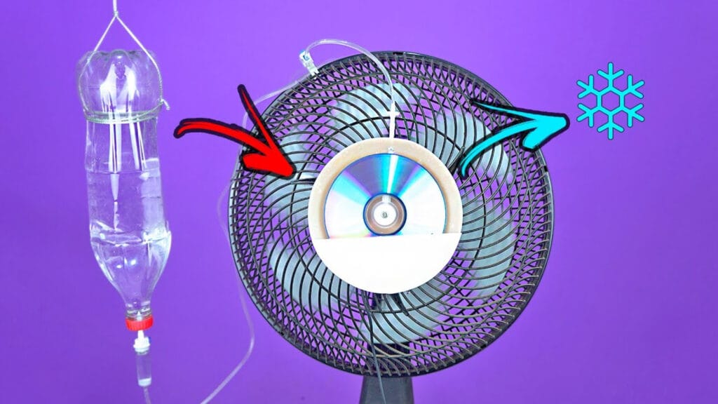 آموزش ساخت کاردستی پنکه با وسایل بازیافتی و دور ریختنی در خانه