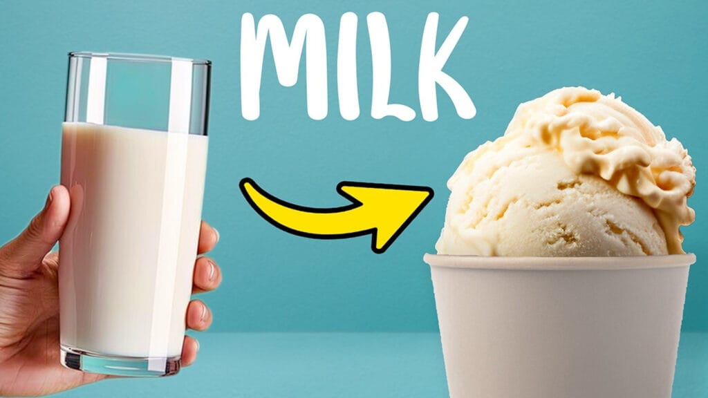 آموزش طرز تهیه بستنی خانگی با شیر بدون نیاز به خامه و شیر عسلی