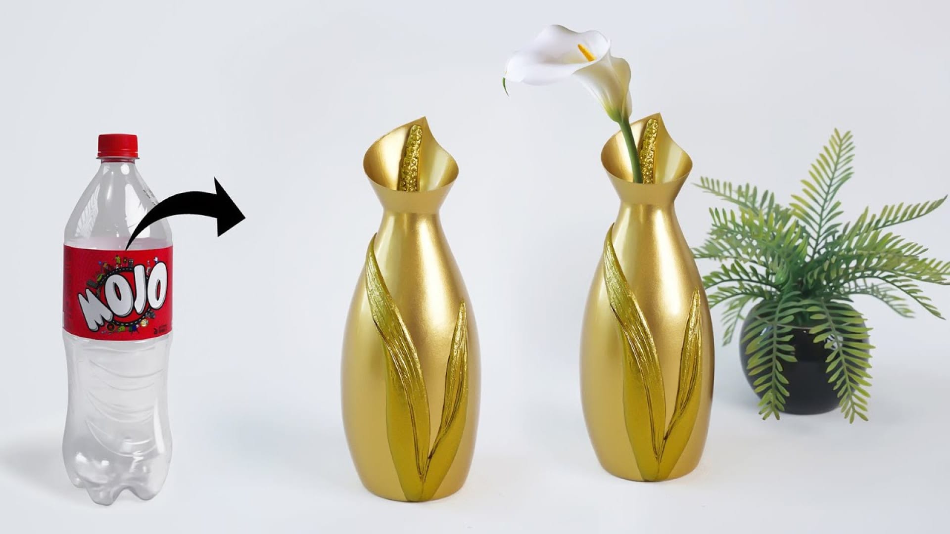 آموزش ساخت گلدان شیک با بطری نوشابه پلاستیکی دور ریختنی و بازیافتی