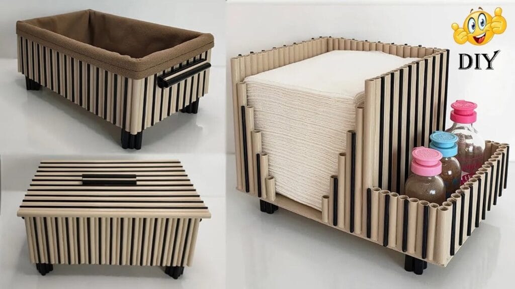 2 ایده خلاقانه بازیافت کاغذ؛ نمونه ابزار دست‌ساز با رول کاغذ بازیافتی