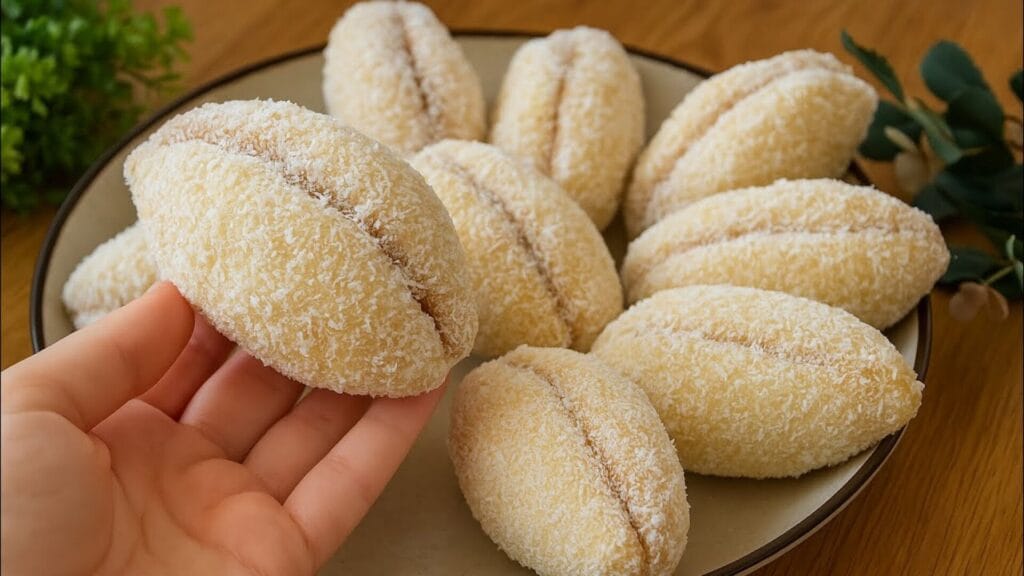 شیرینی خانگی نرم و خوشمزه با پودر نارگیل