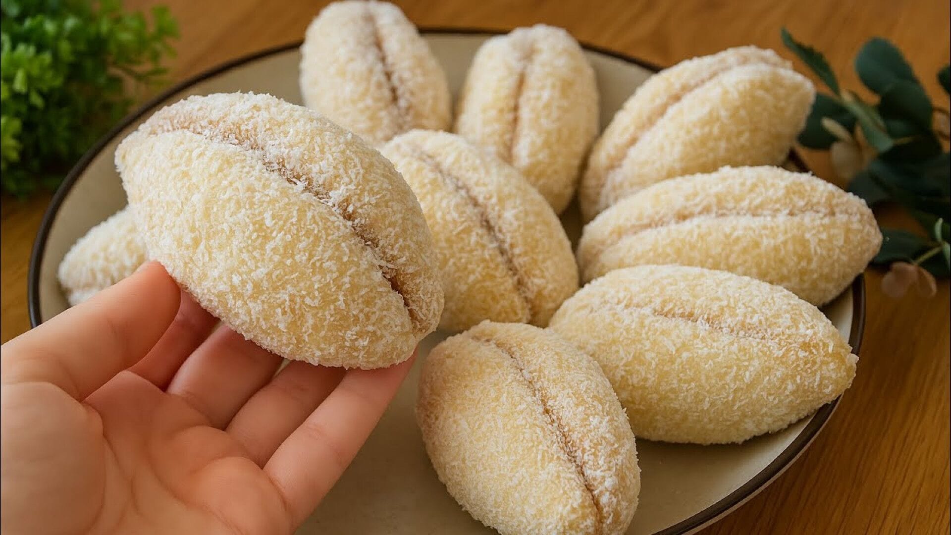 شیرینی خانگی نرم و خوشمزه با پودر نارگیل