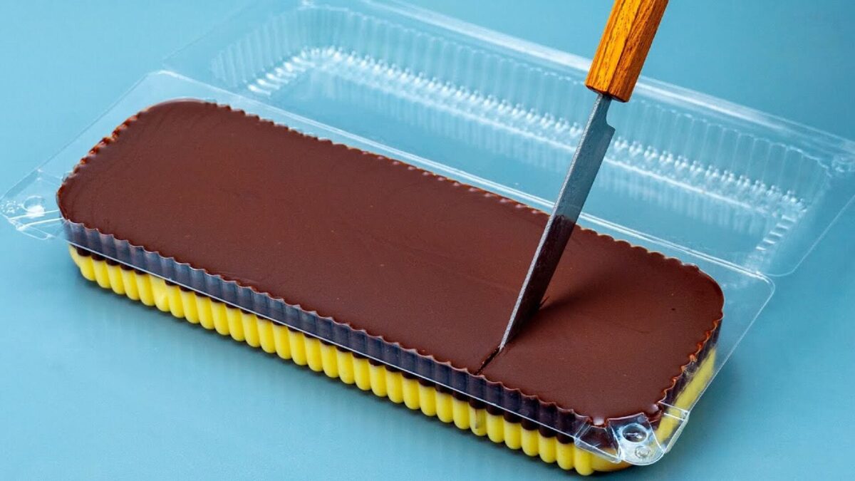 آموزش تصویری دسر شکلاتی خوشمزه با بیسکویت، مناسب سرو در مهمانی‌ها و پذیرایی