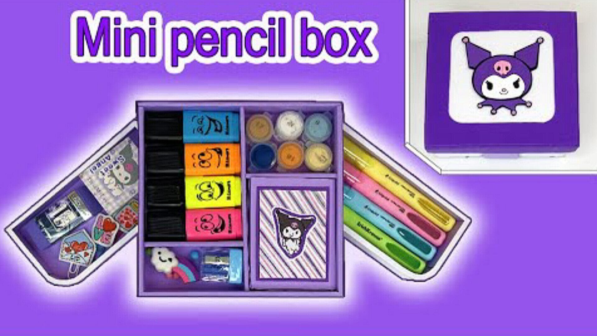 باکس لوازم تحریر کرومی ساخته شده با مقوا و کاغذ رنگی