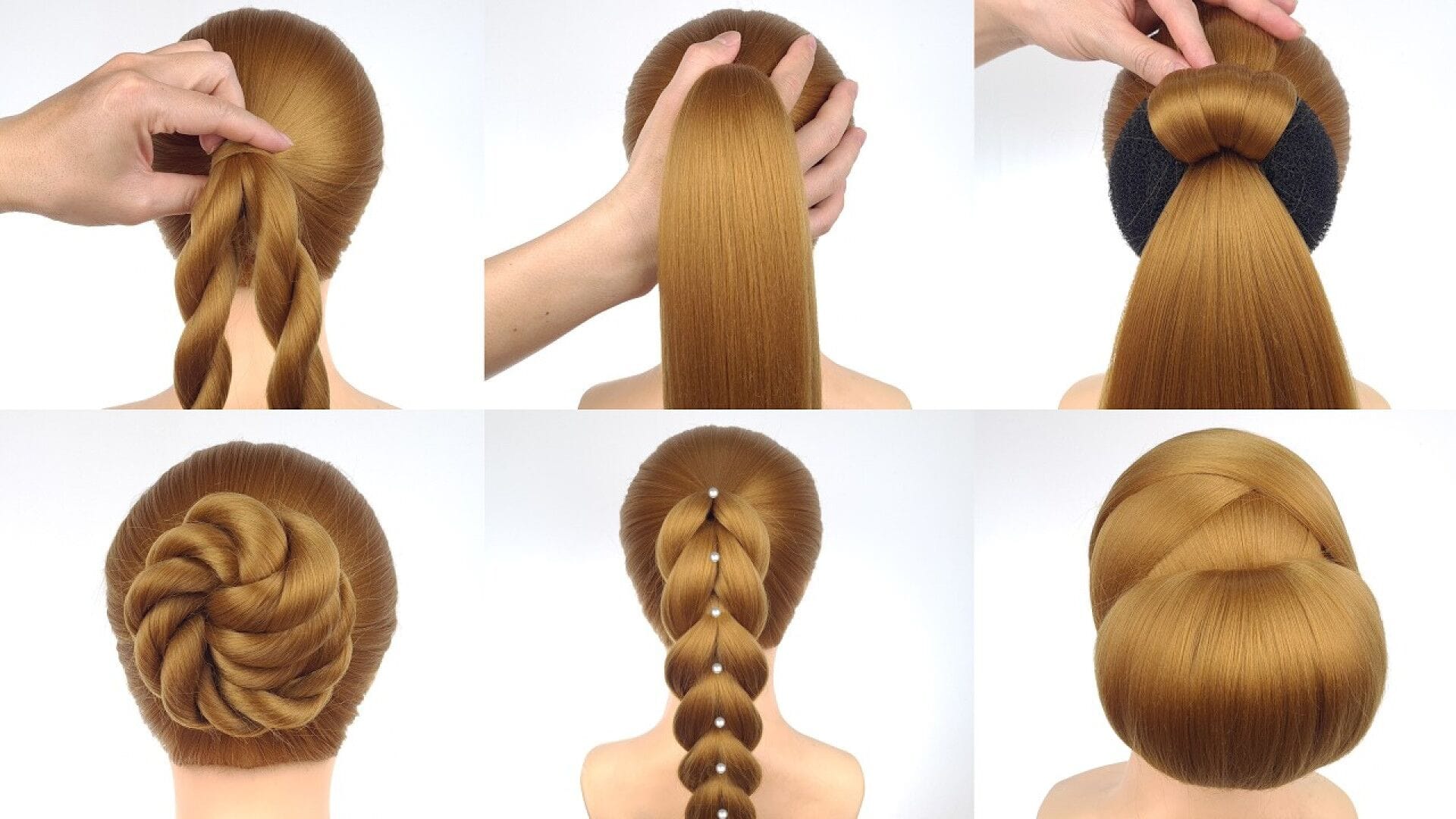 آموزش قدم به قدم شینیون مو مجلسی و حرفه‌ای، مناسب برای آرایش مو در مجالس و مهمانی‌ها