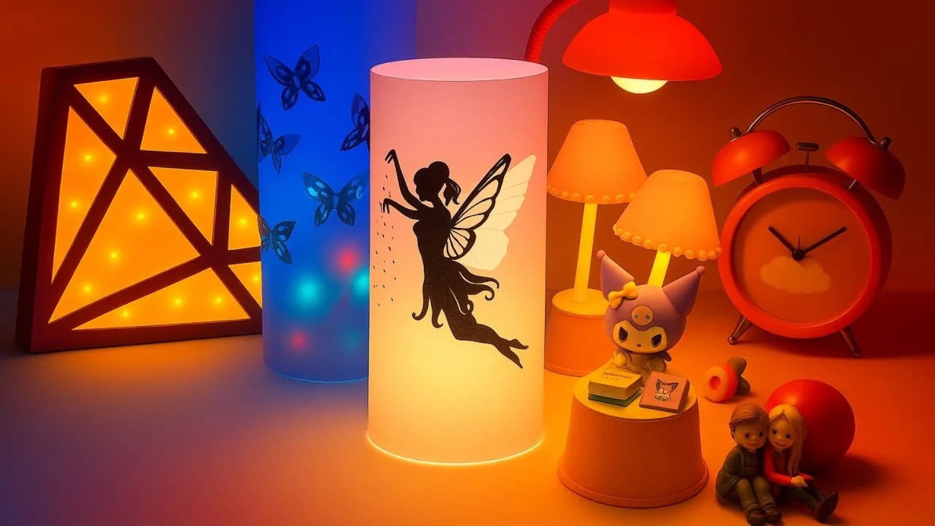 کاور ویدیو 7 ایده خلاقانه و فانتزی ساخت چراغ خواب با طراحی پری و پروانه