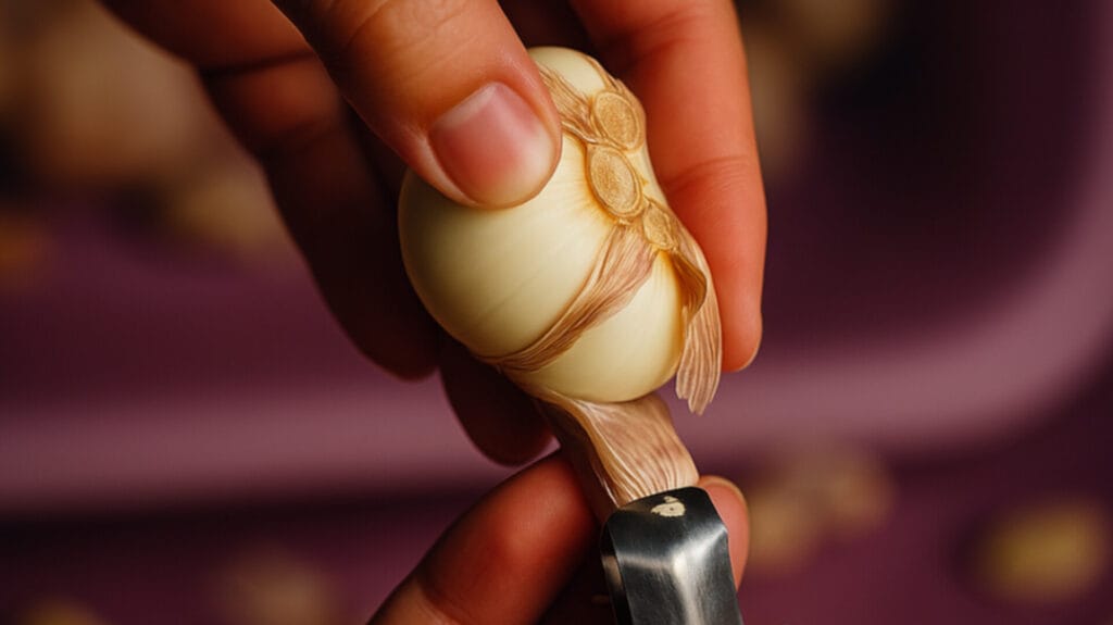 ویدیو آموزش آسان ترین روش پوست کندن سیر سریع و کاربردی