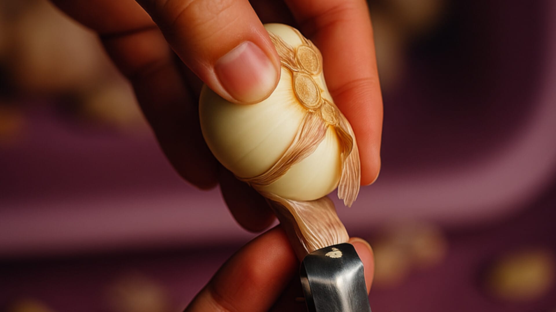 ویدیو آموزش آسان ترین روش پوست کندن سیر سریع و کاربردی