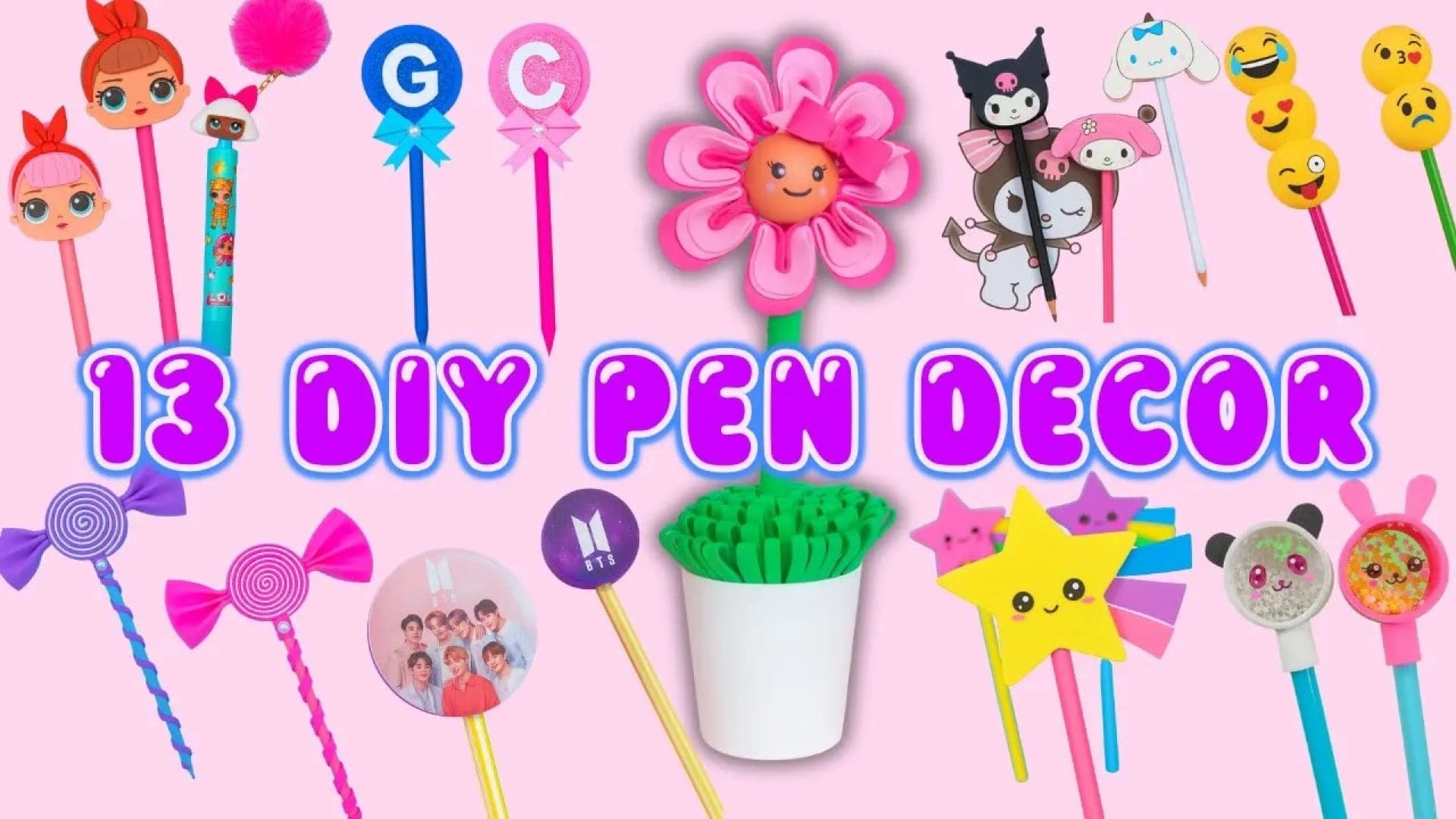 ویدیو 13 ایده فانتزی ساخت سرمدادی کیوت برای بازگشت به مدرسه