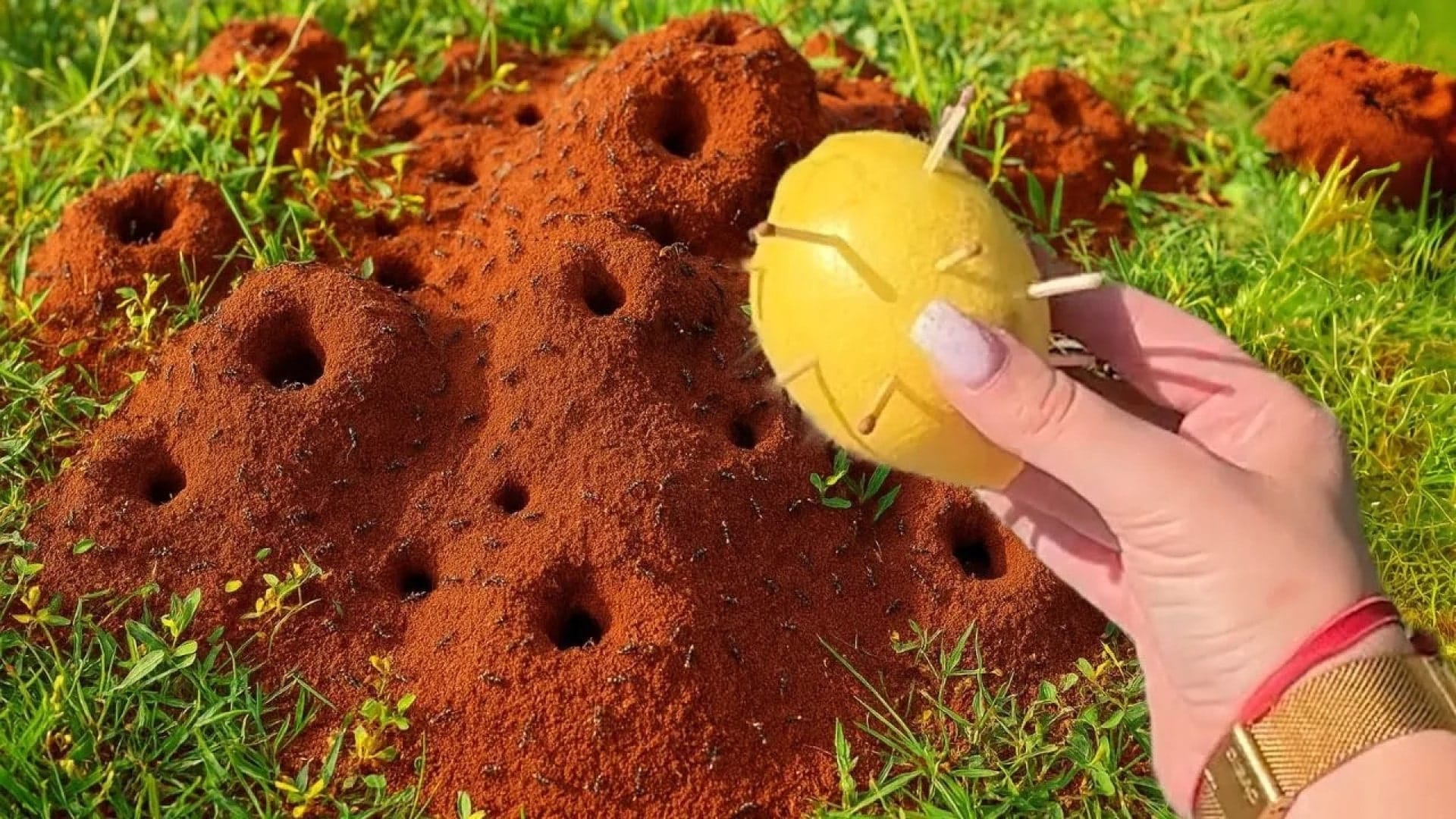 ترفند خلاقانه با لیمو و گوگرد برای دور کردن حشرات و مورچه‌ها