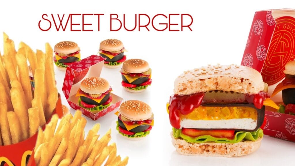 چالش درست کردن همبرگر شیرین و سیب‌زمینی دسر فانتزی