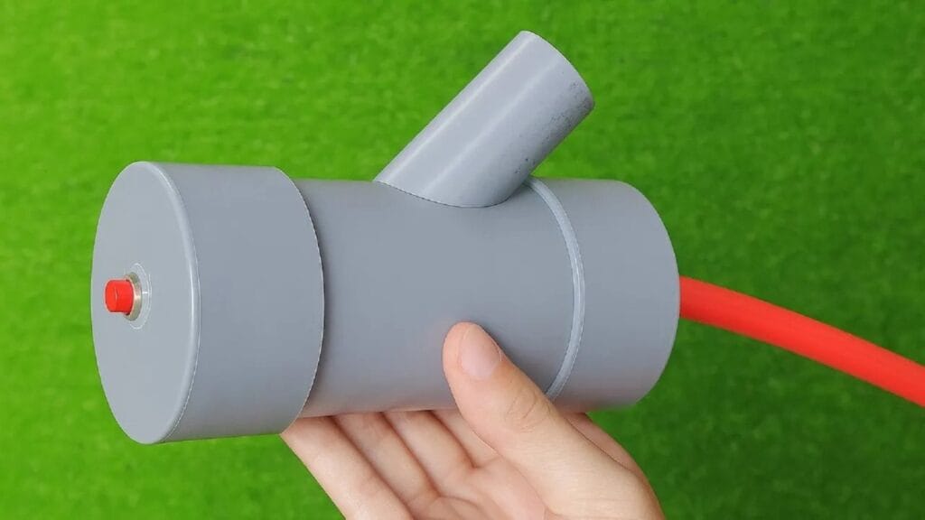 آموزش تصویری ساخت پمپ آب خانگی با لوله پی‌وی‌سی