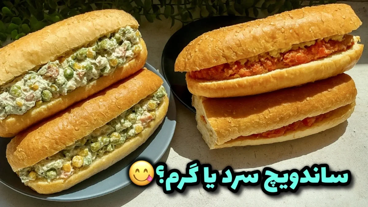 ۲ مدل ساندویچ سرد و گرم بسیار خوشمزه خانگی برای مدرسه